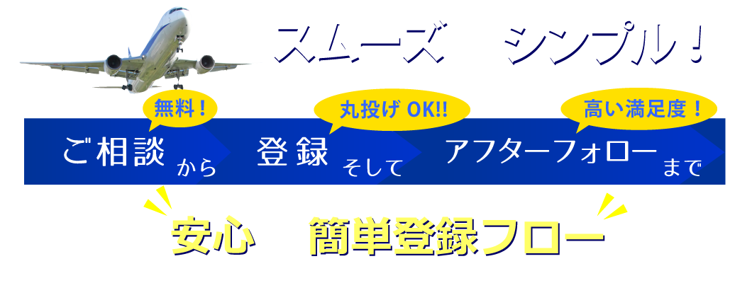 スムーズでシンプルな簡単フロー
